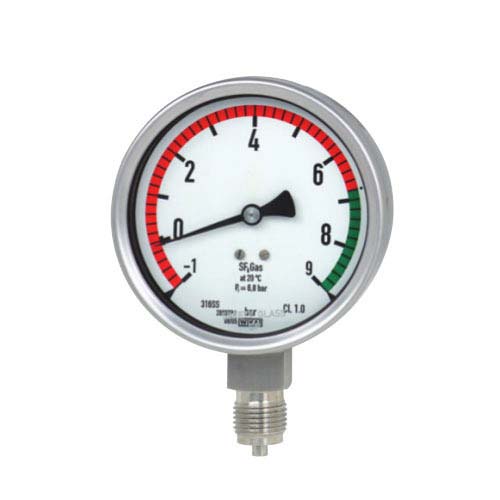 Gas density indicator