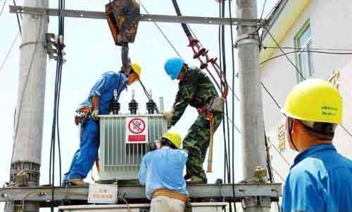 Installation of distribution transformer