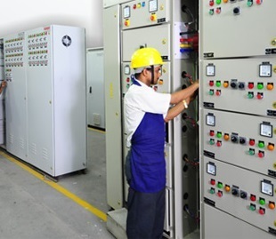 electrical switchgear installation